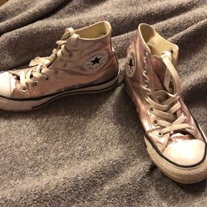 Rose gold converse
